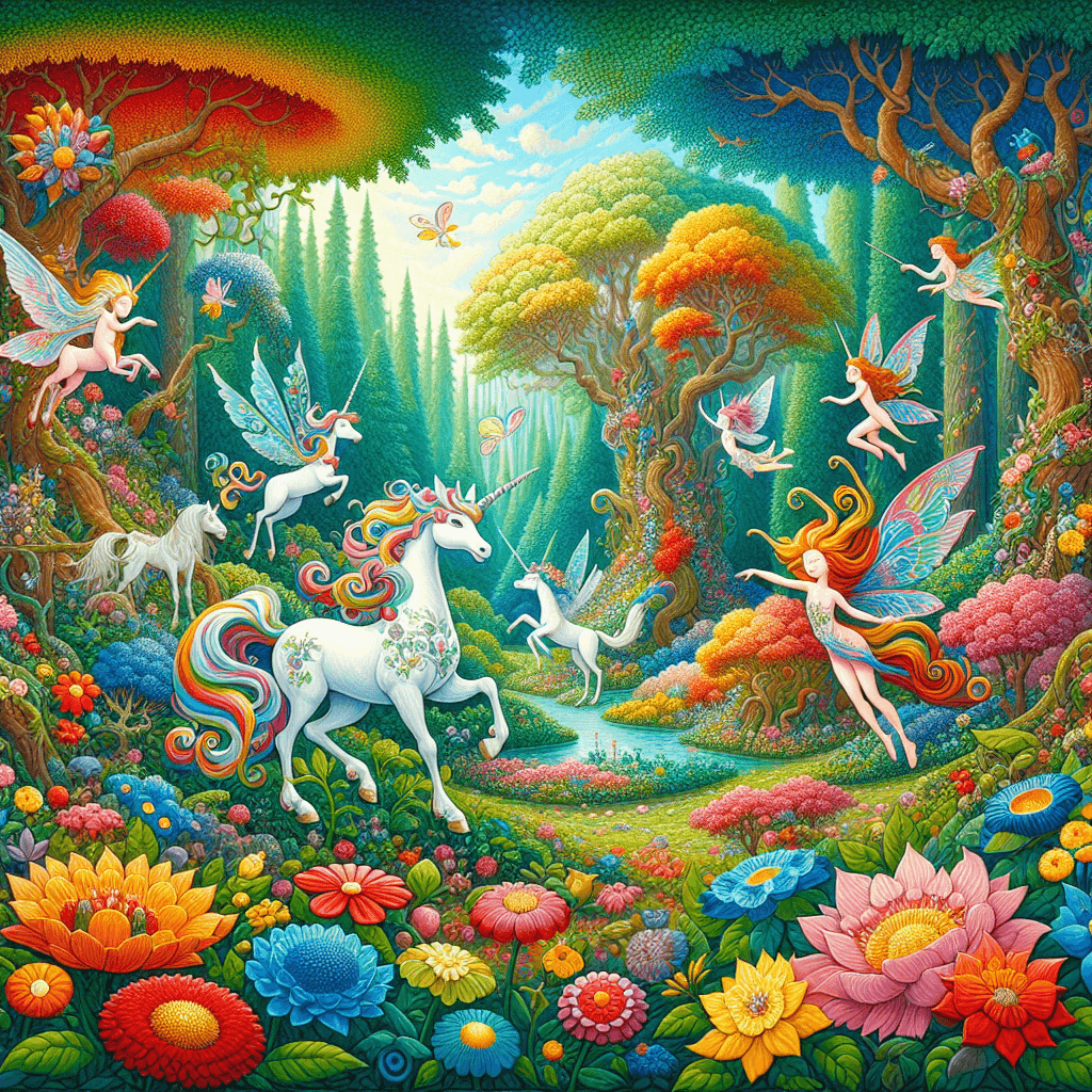 Journey Through Enchanted Forest Paint By Numbers