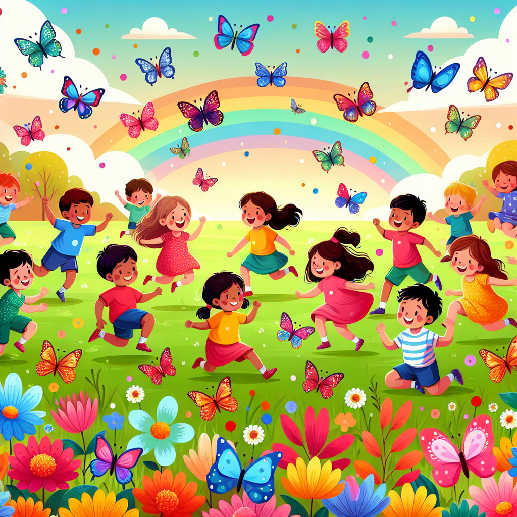 Giggles And Butterflies Numbered Painting Kits