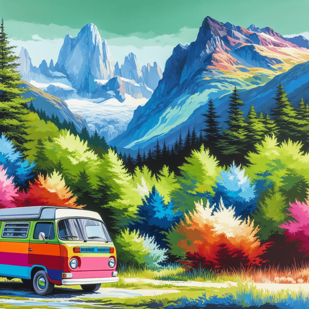 Adventure On The Open Road Paint By Numbers Kits