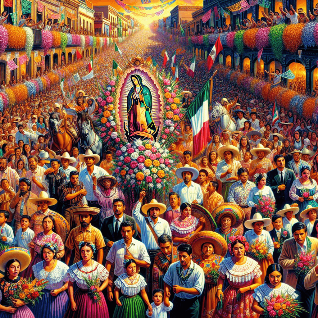 Dia De La Virgen De Guadalupe - Mexico Paint By Numbers