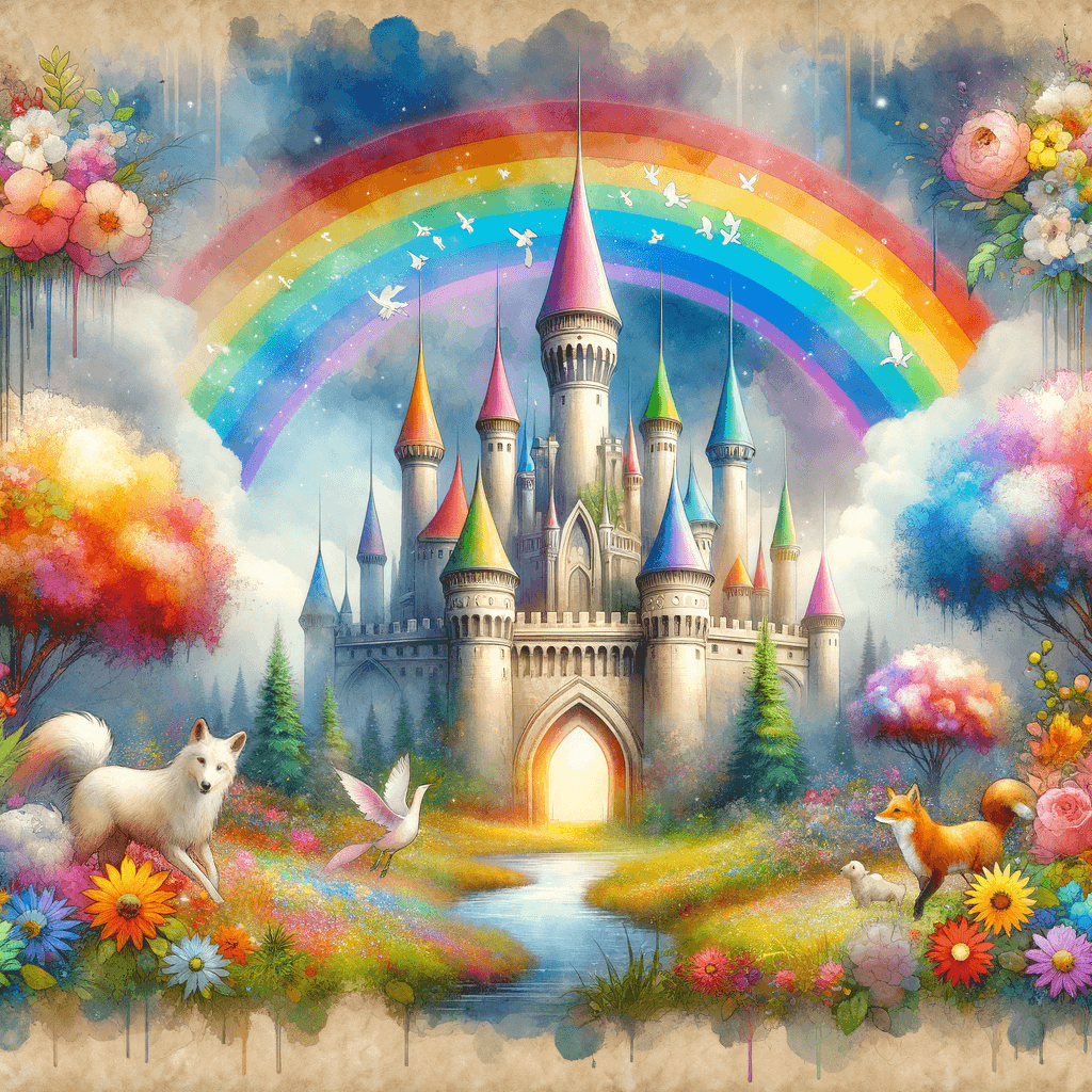 Fun Fairy Tale Castle Numbered Painting Kits