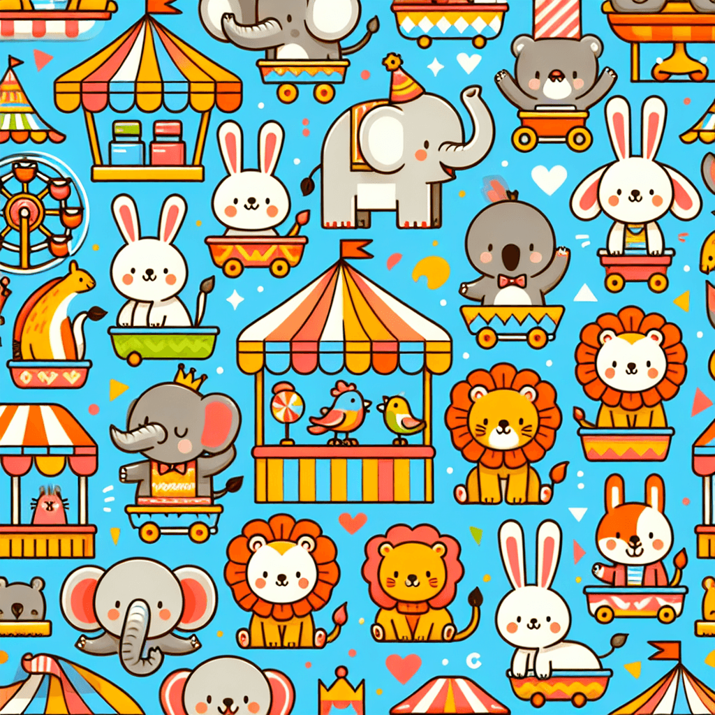 Silly Animal Carnival Paint By Number