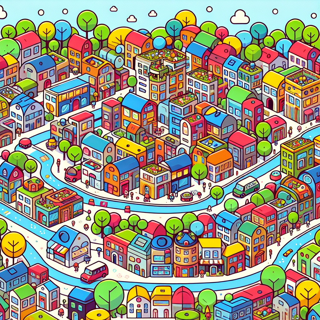 Tiny Town Treasures Paint By Color