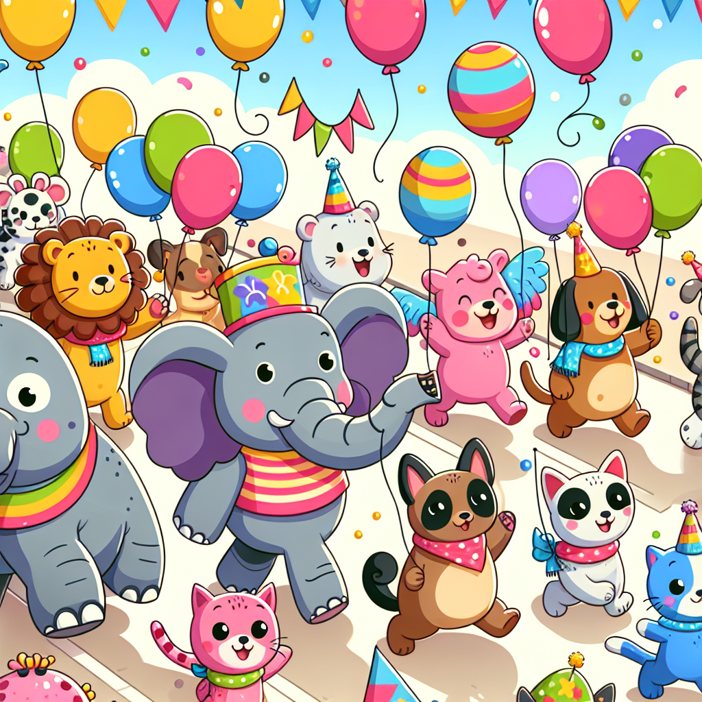 Artful Animal Parade Paint By Numbers