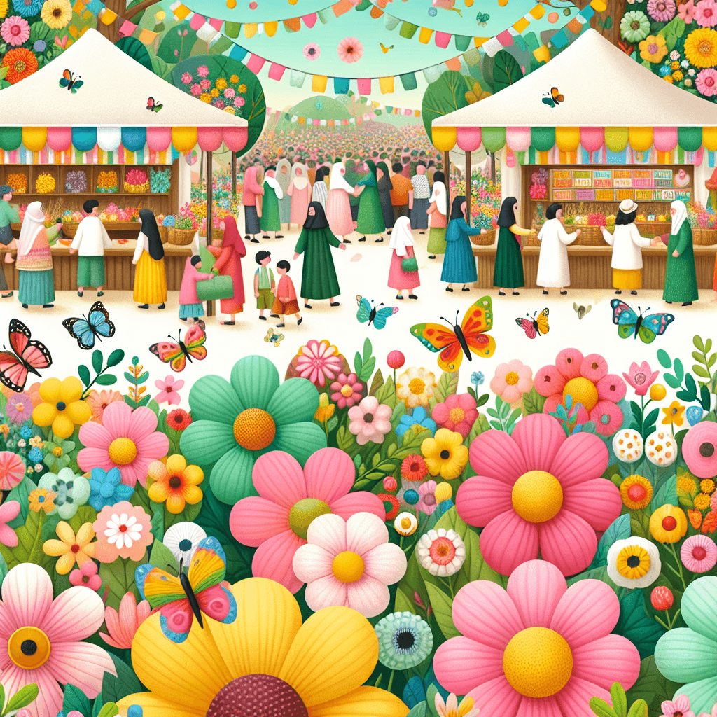 Enchanted Flower Festival Numbered Painting Kits