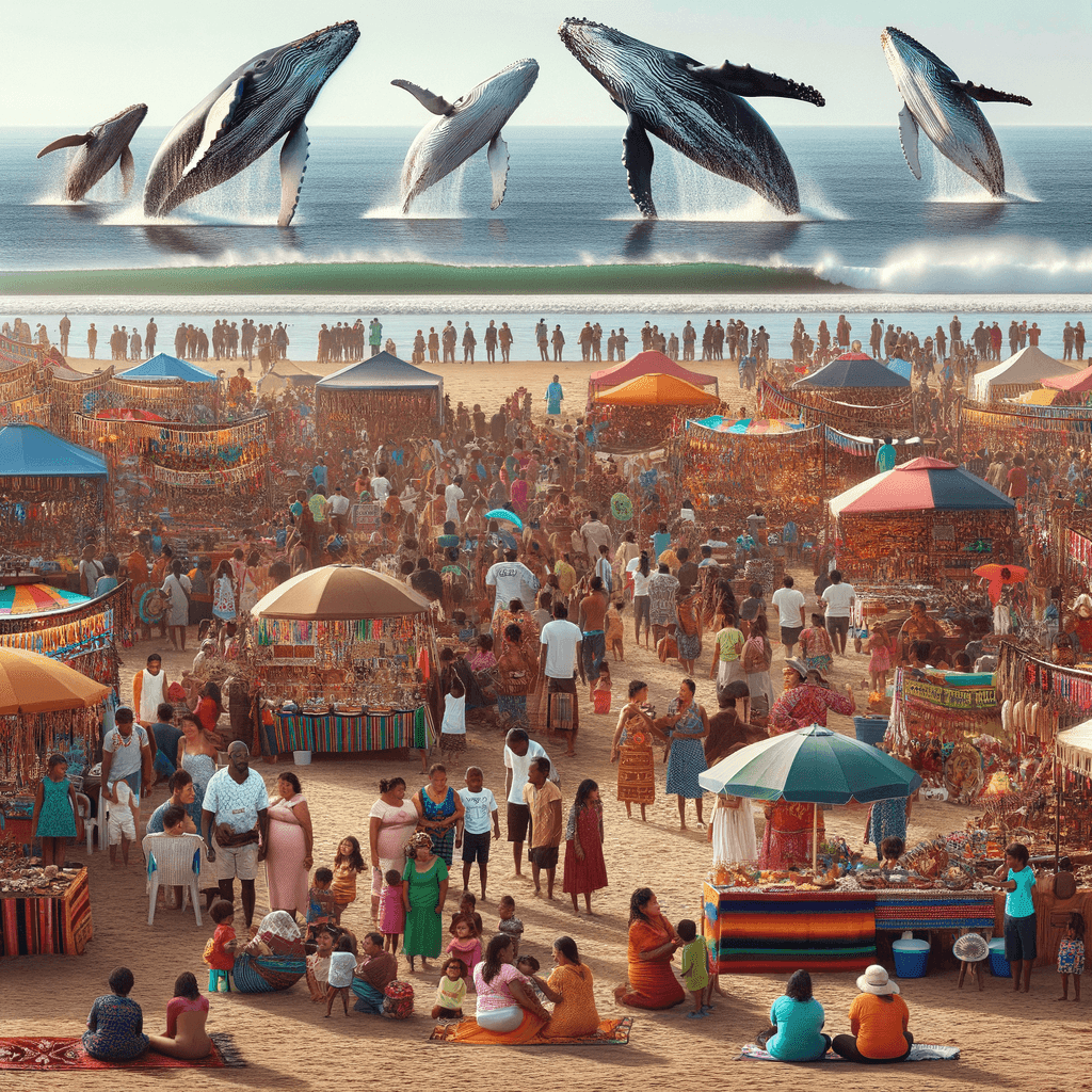 Harvey Bay Whale Festival - Australia Painting Number Kit