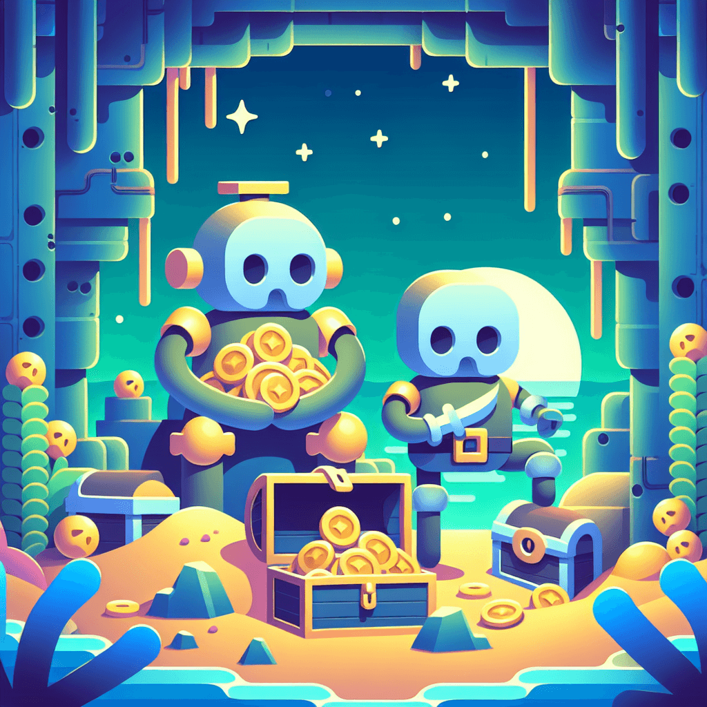 Underwater Treasure Guardians Painting By Numbers Kit