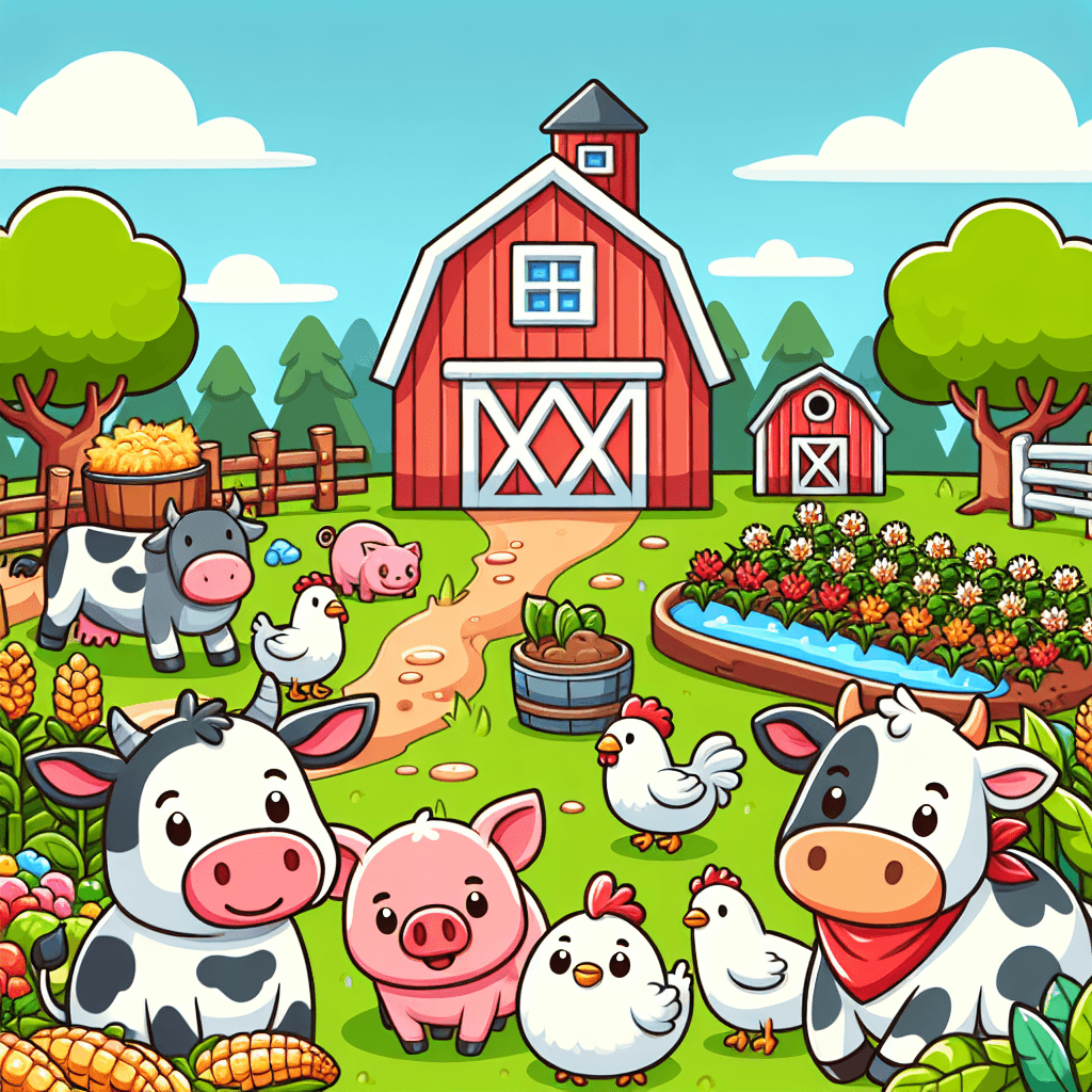 Fantastic Farm Life Paint By Numbers