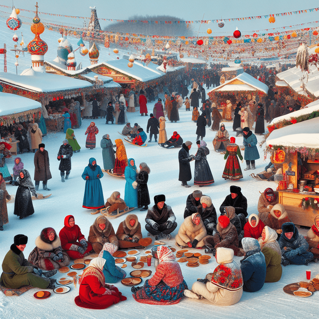 Maslenitsa Number Painting