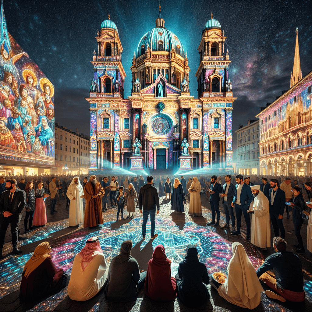Berlin Festival Of Lights Paint By Numbers Art