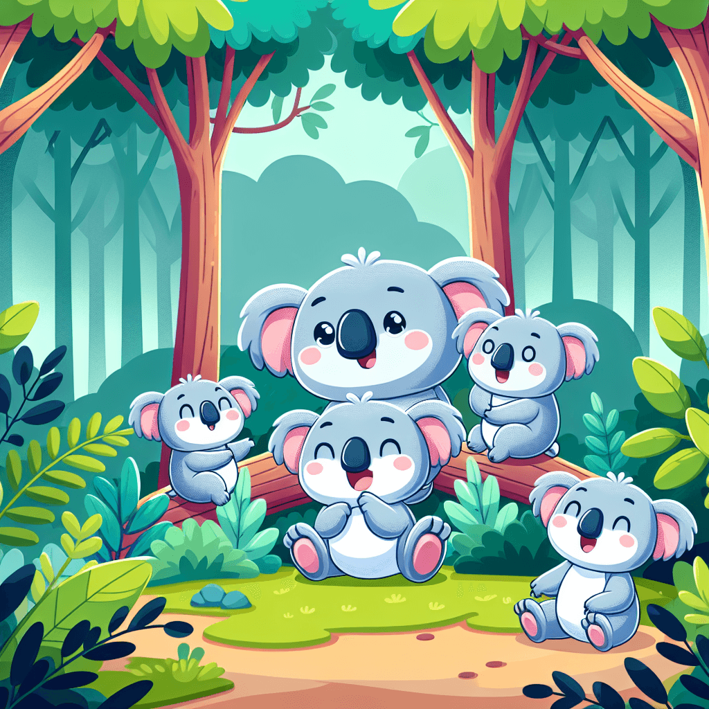 Cute Cuddly Koalas Paint By Number
