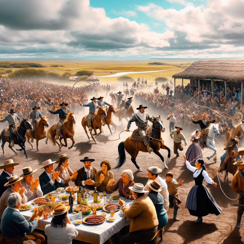 Día De La Tradición - Argentina Number Painting