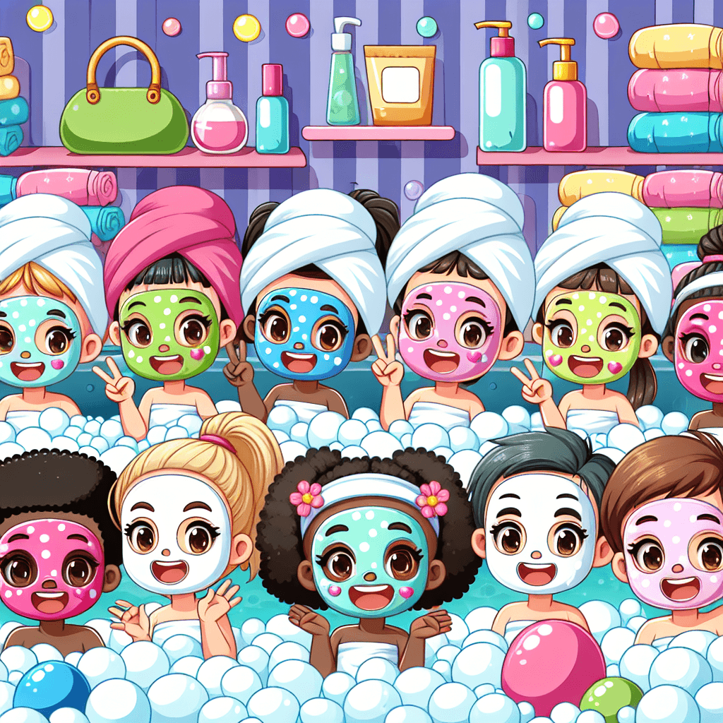 Bubbly Spa Day Paint By Numbers Art