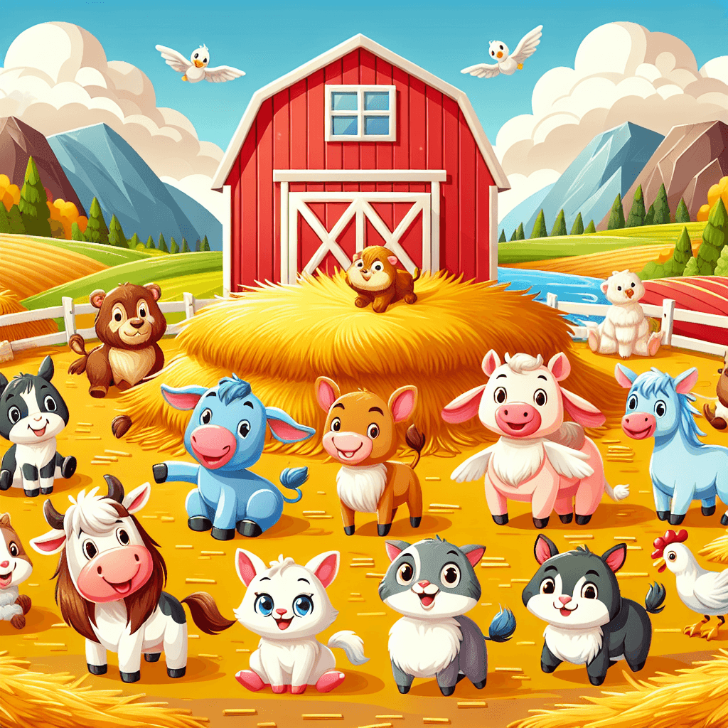 Farmyard Fun Day Painting By Numbers Kit