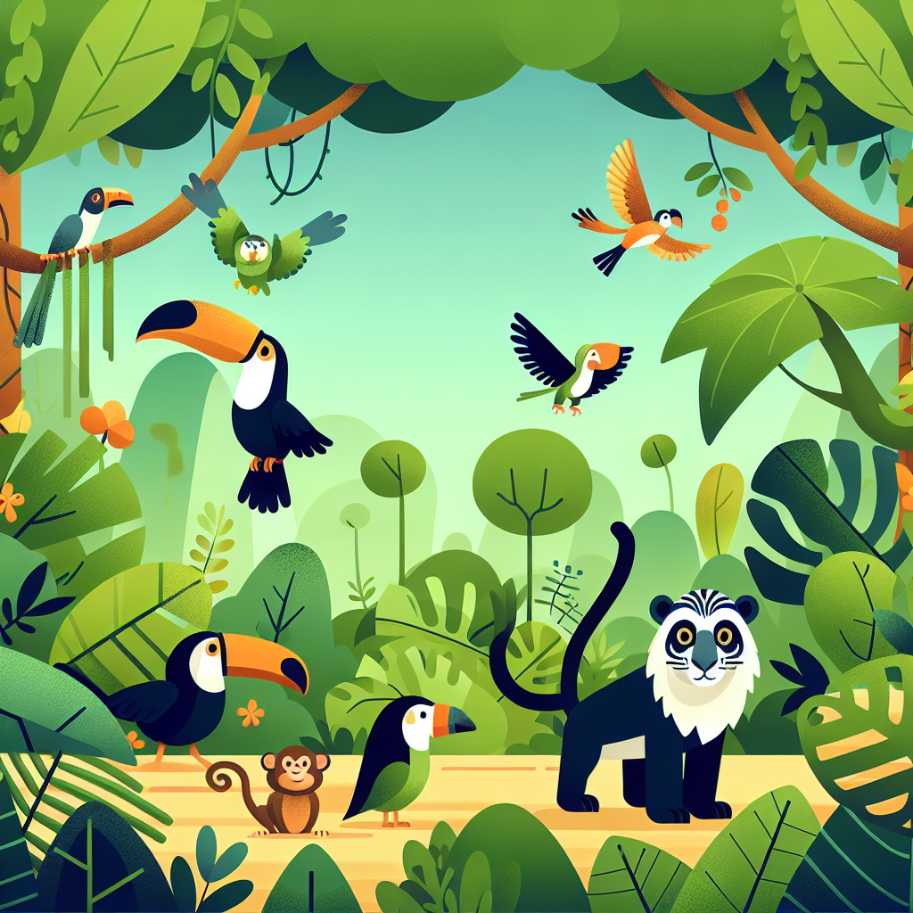 Tropical Jungle Trek Painting By Numbers Kit
