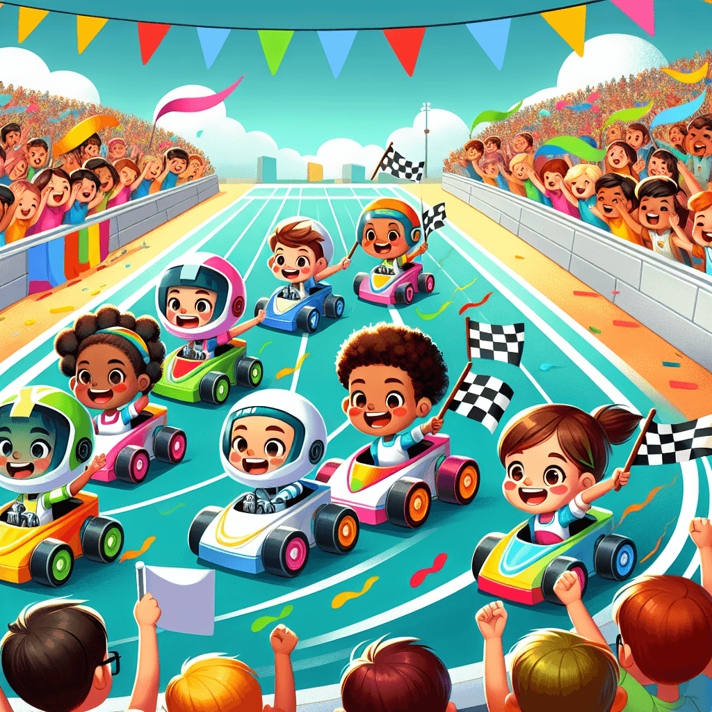 Robot Racing League Painting By Numbers Kit