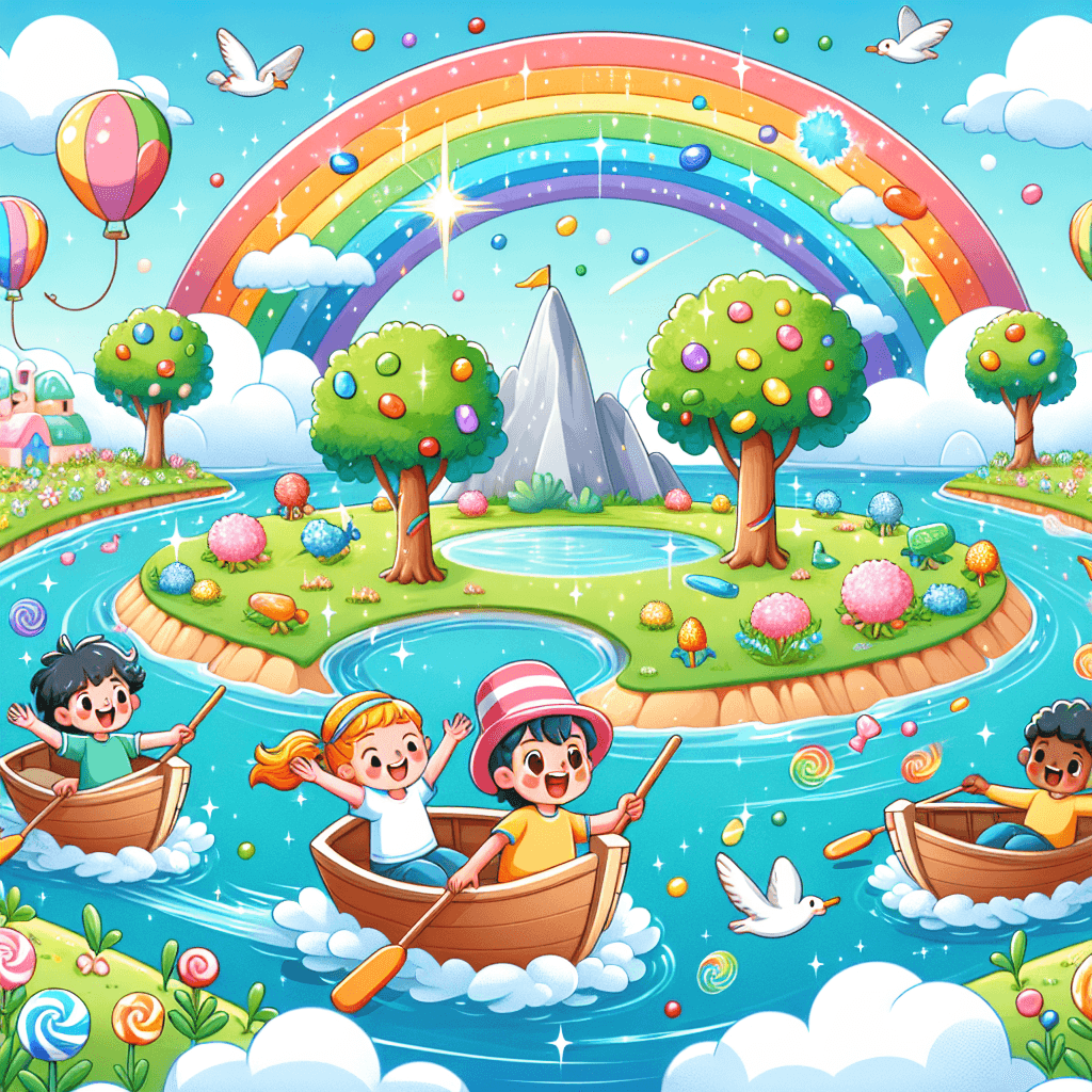 Adventures On Rainbow Island Paint By Numbers Art