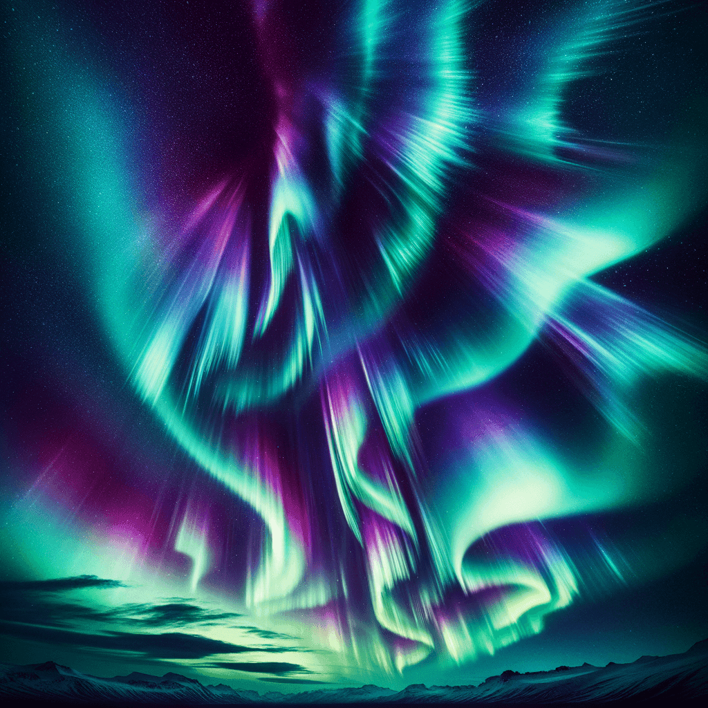 Northern Lights Serenade Paint By Color