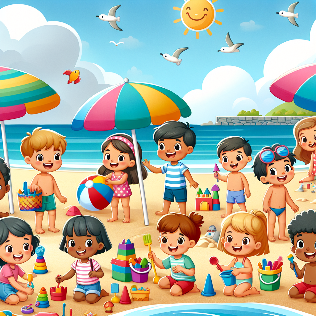Sandy Beach Adventure Paint By Numbers