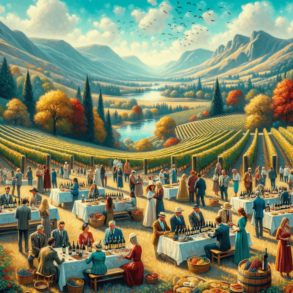 Okanagan Wine Festival - Canada Numbered Painting Kits