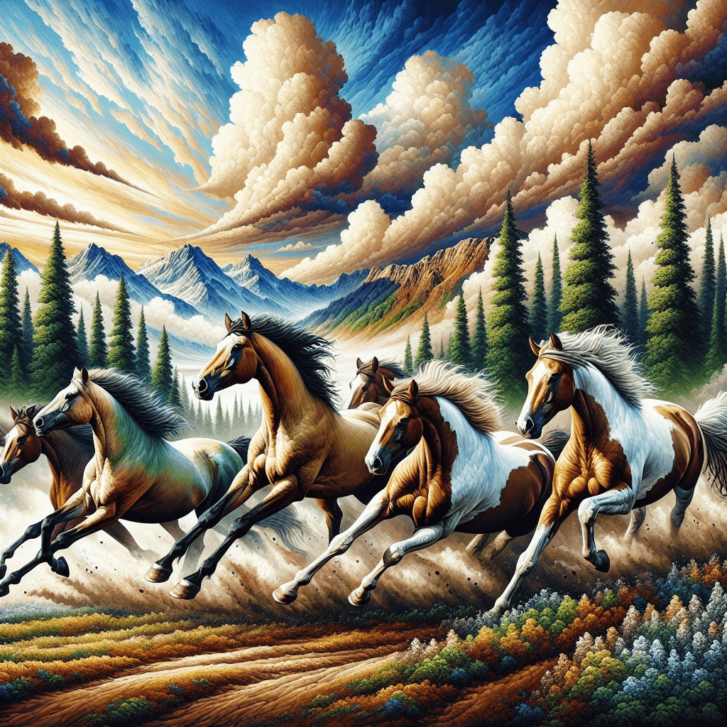 Majestic Horse Harmony DIY Paint By Numbers