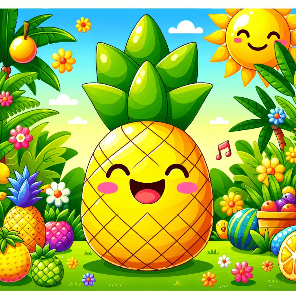 Joyful Singing Pineapple Paint By Numbers Kits