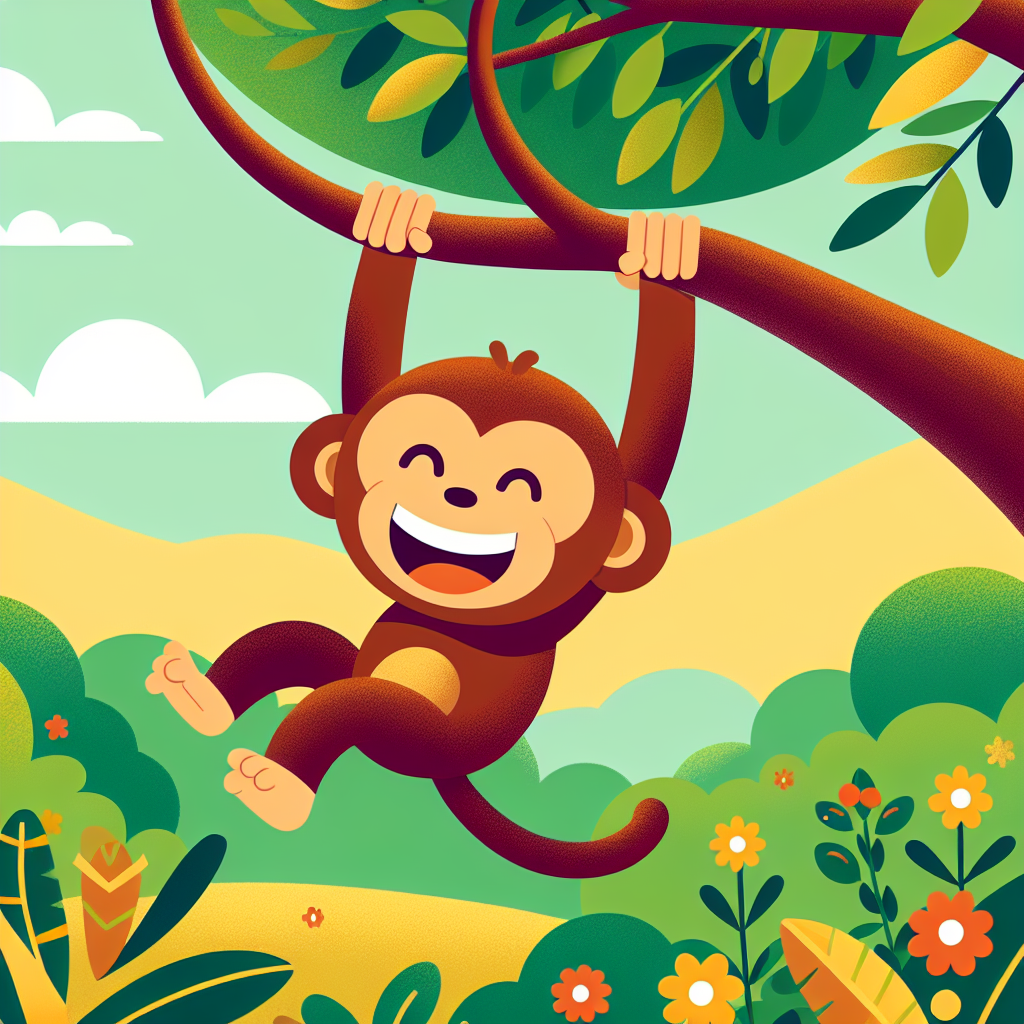 Joyful Monkey Painting By Numbers Kit