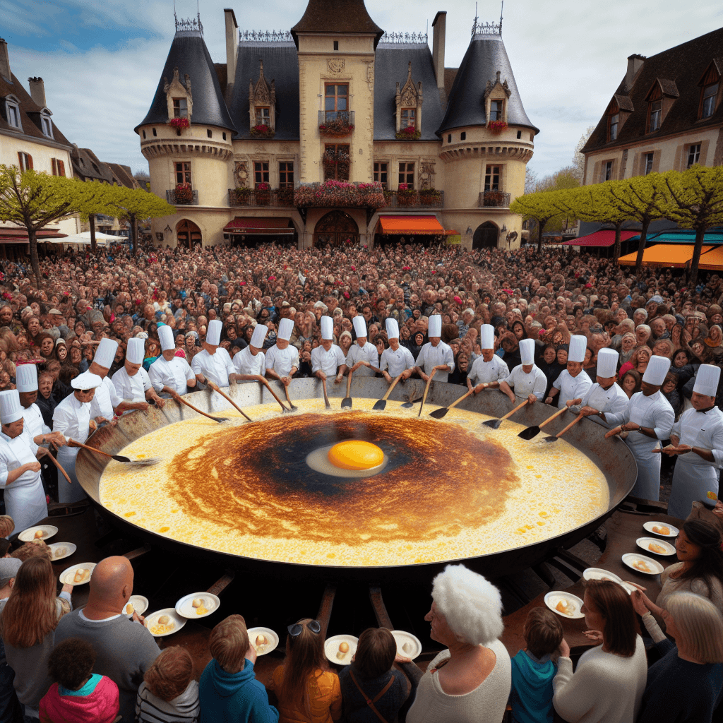Festival Of The Giant Omelette - France Paint By Numbers Kits