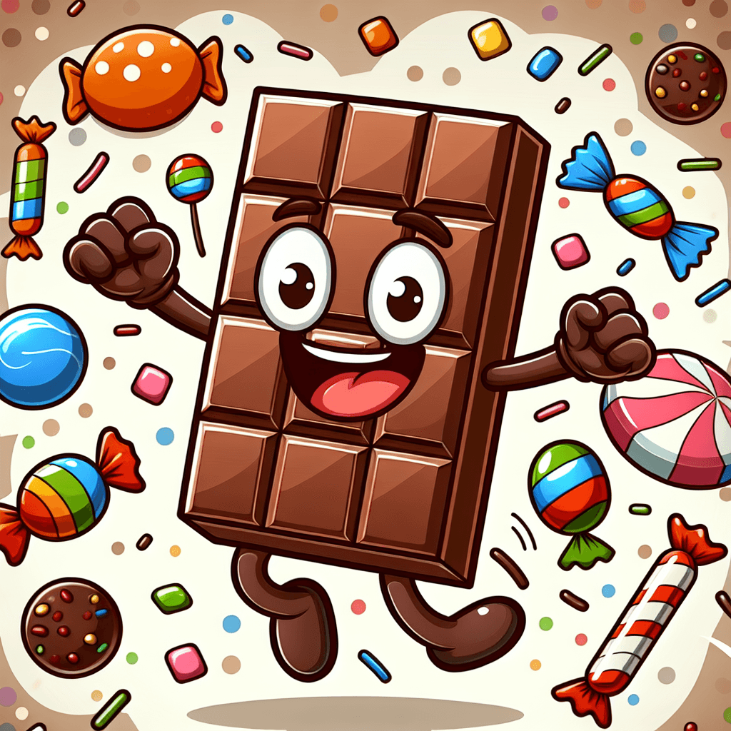 Bouncy Chocolate Bar Paint By Numbers Kits