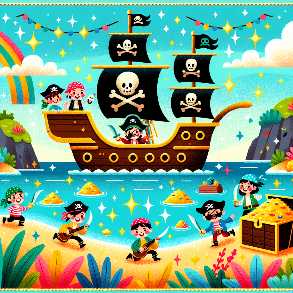 Mystery Pirate Cove Painting Number Kit