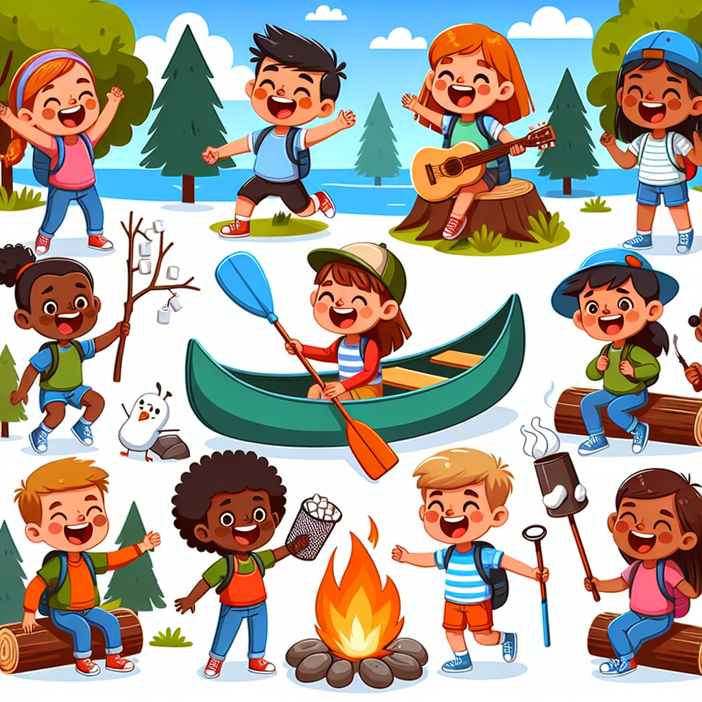 Wondrous Summer Camp DIY Paint By Numbers