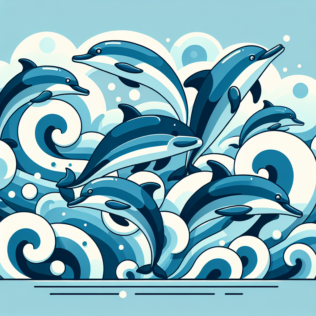 Leaping Dolphin's Ocean Joy Paint By Number