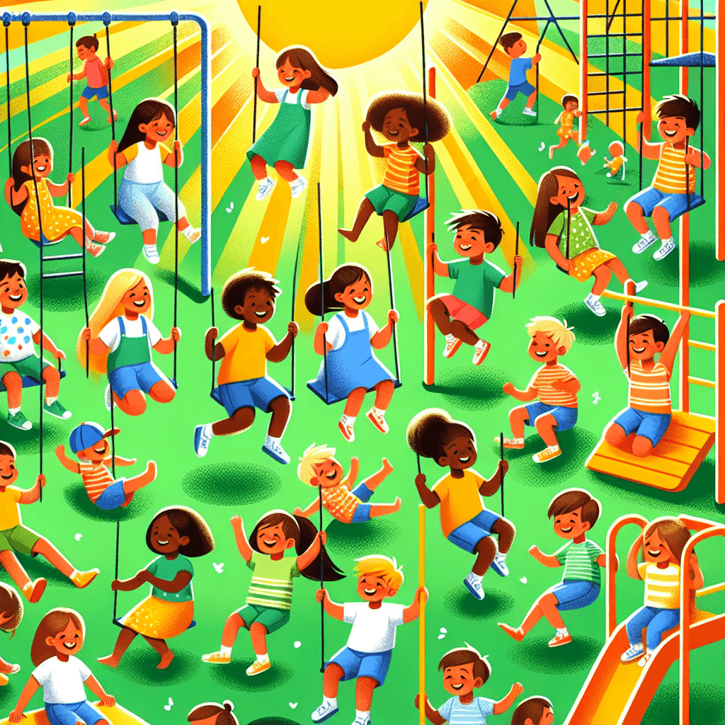 Sunny Playground Fun Painting By Numbers Kit