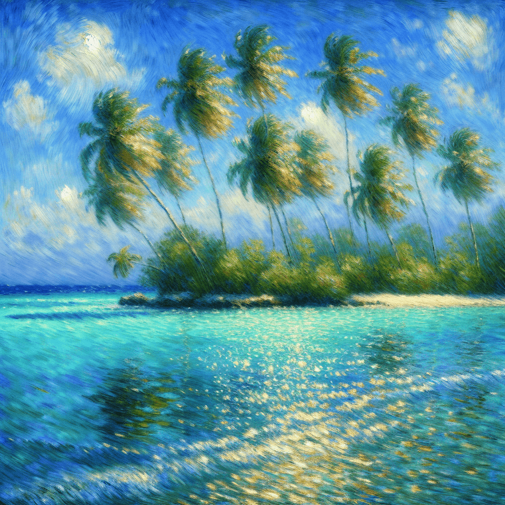 Island Paradise Vision Painting By Numbers Kit