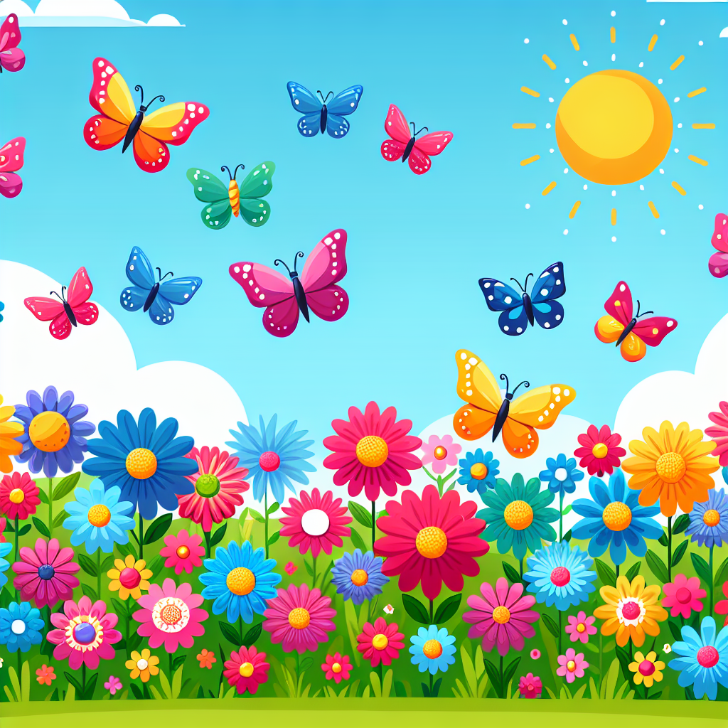 Fluttering Butterfly Wonderland Paint By Numbers Art