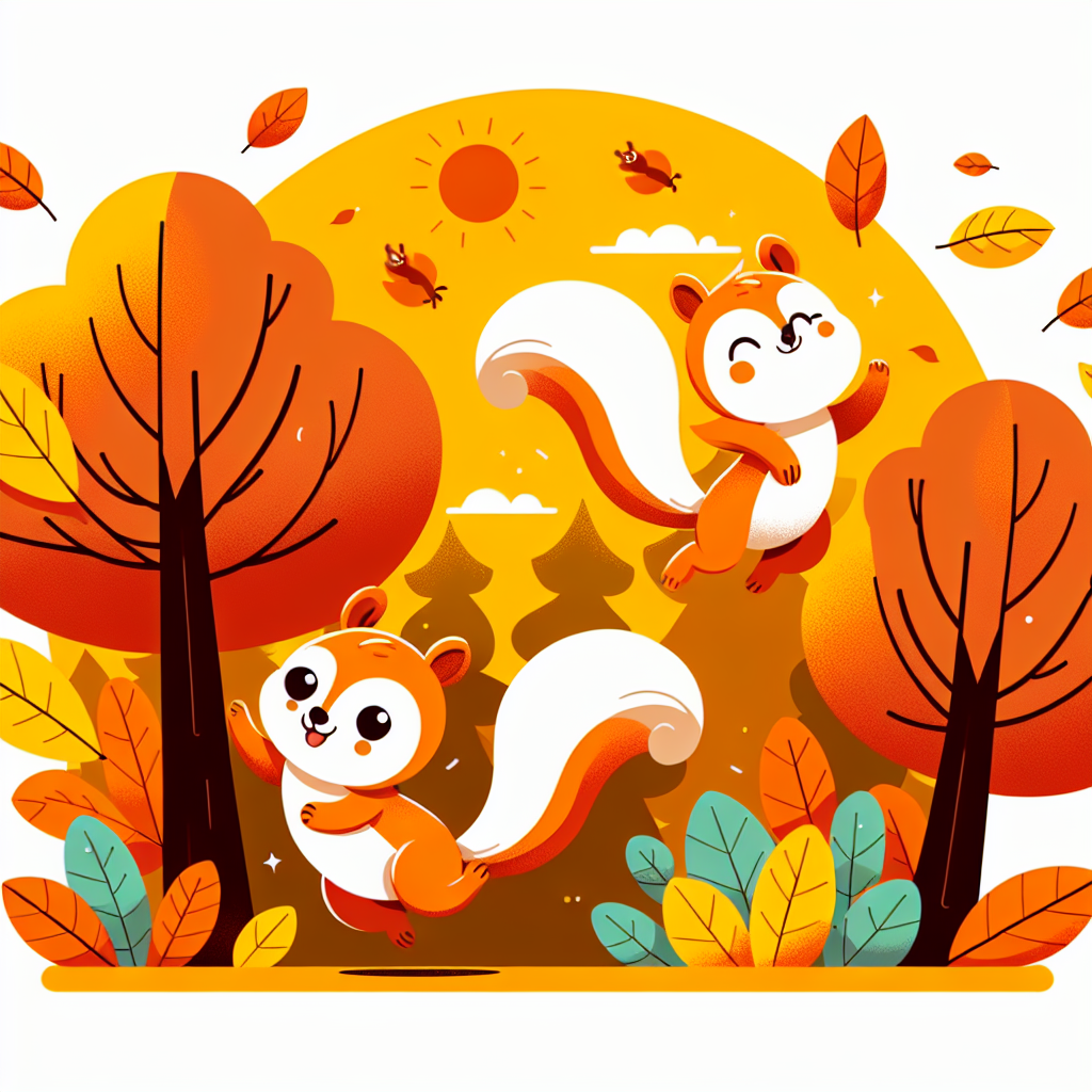 Mischievous Squirrel Family Painting By Numbers Kit