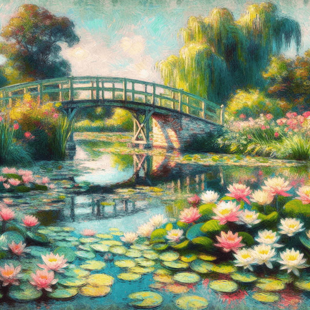 Monet's Garden Symphony Paint By Color