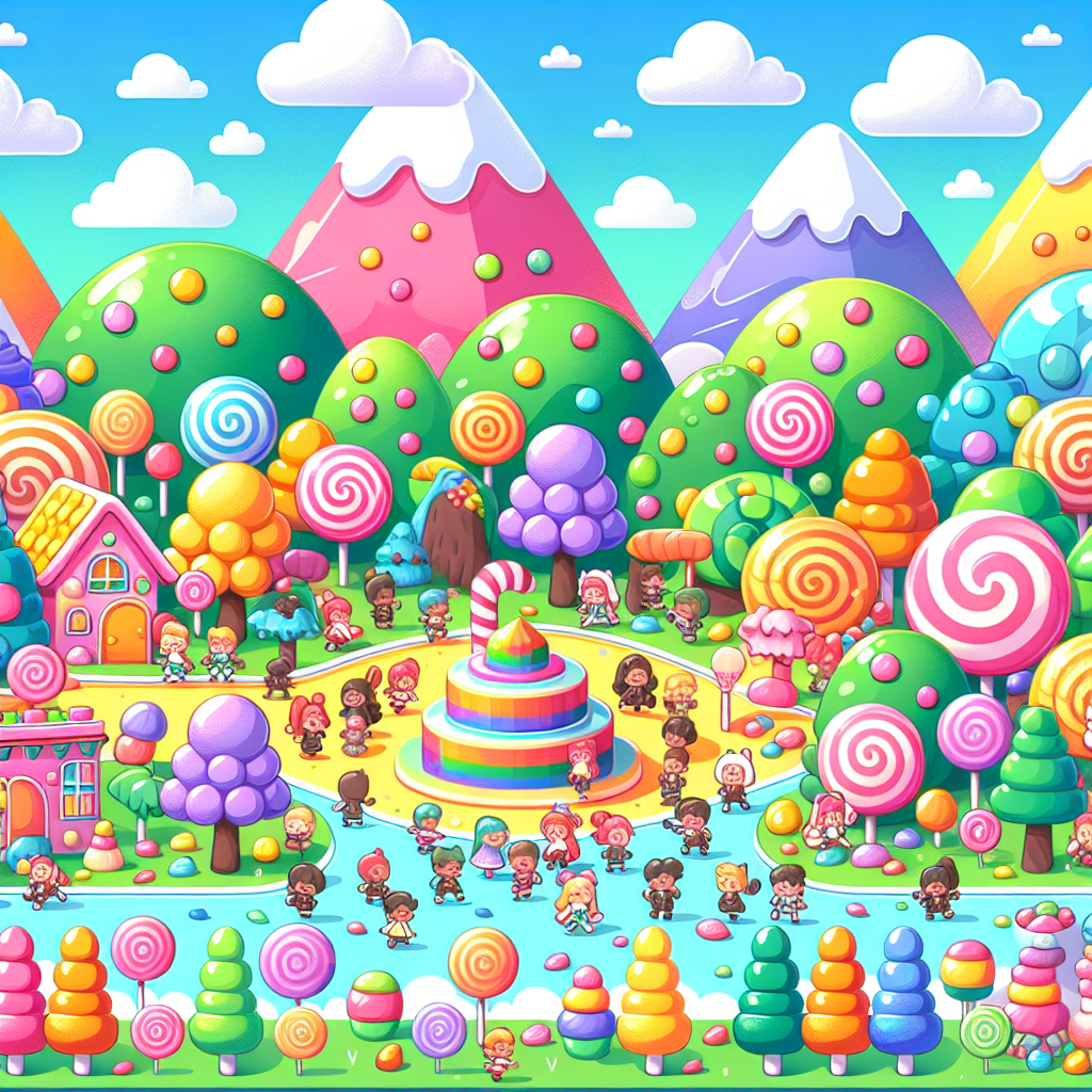 Fun In Candy Land Paint By Numbers Kits