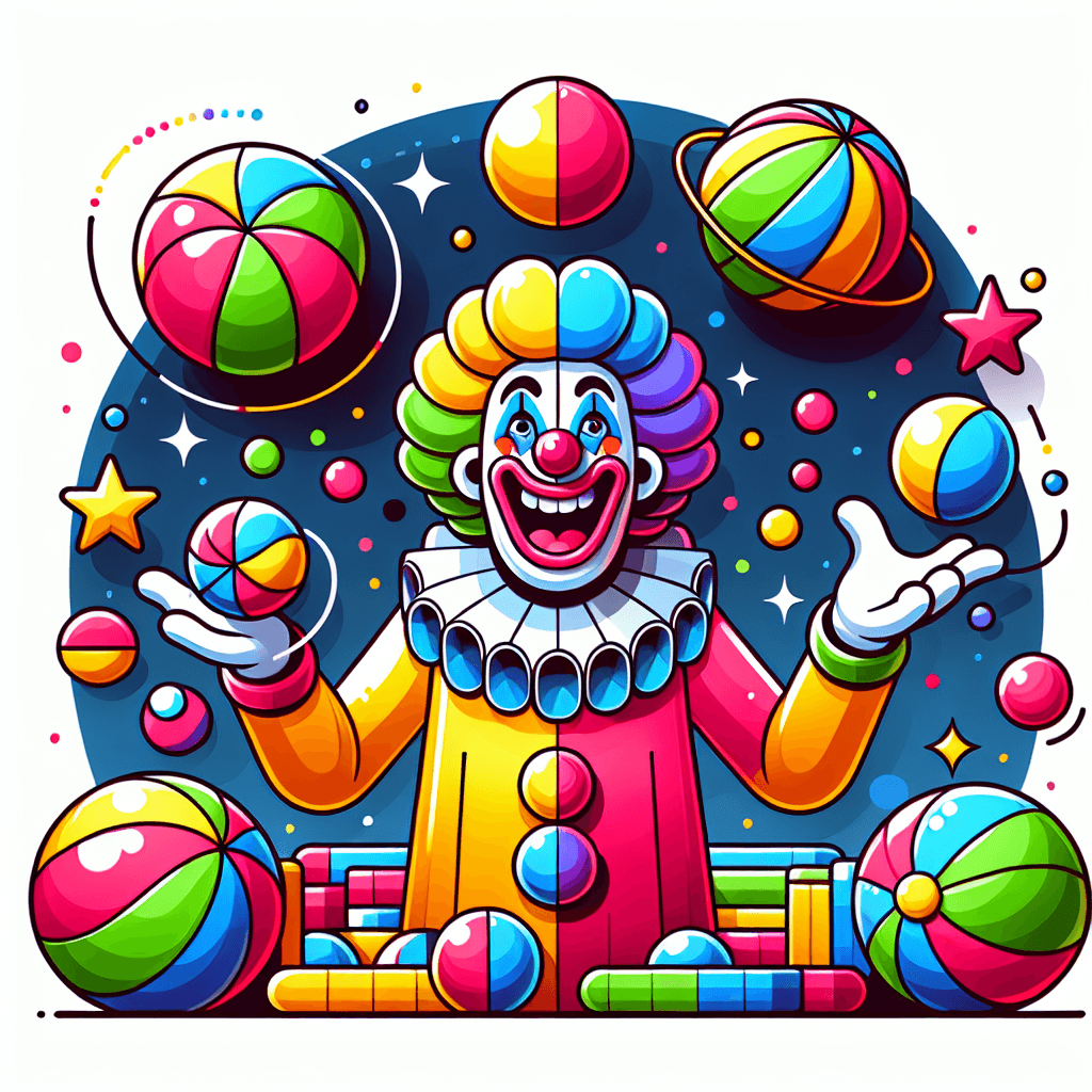 Silly Clown Paint By Numbers Kits