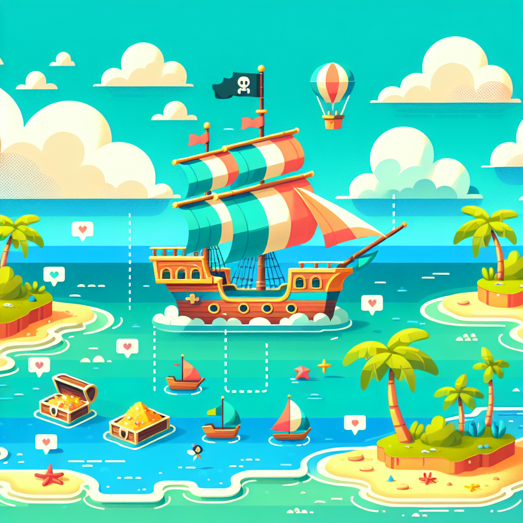 Pirate's Caribbean Cruise Paint By Numbers