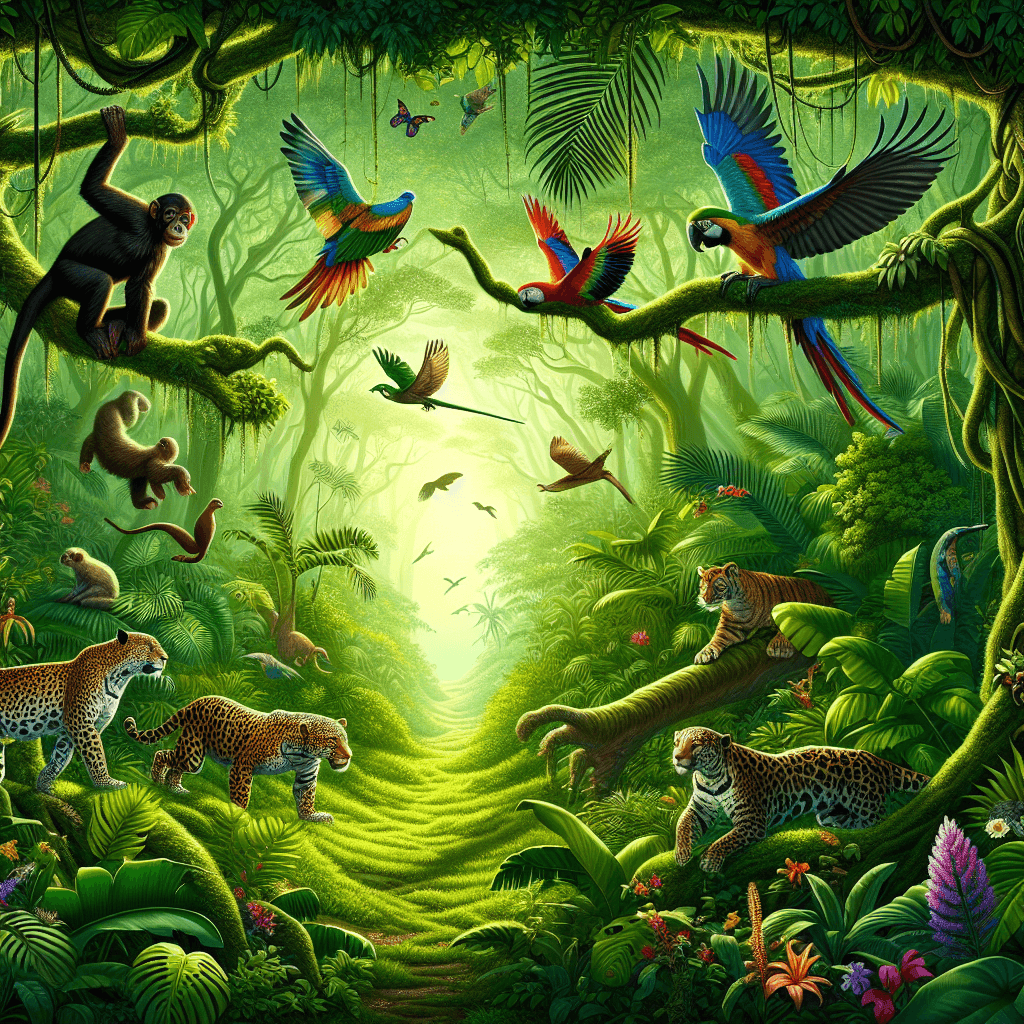 Exotic Jungle Journey Paint By Numbers Art