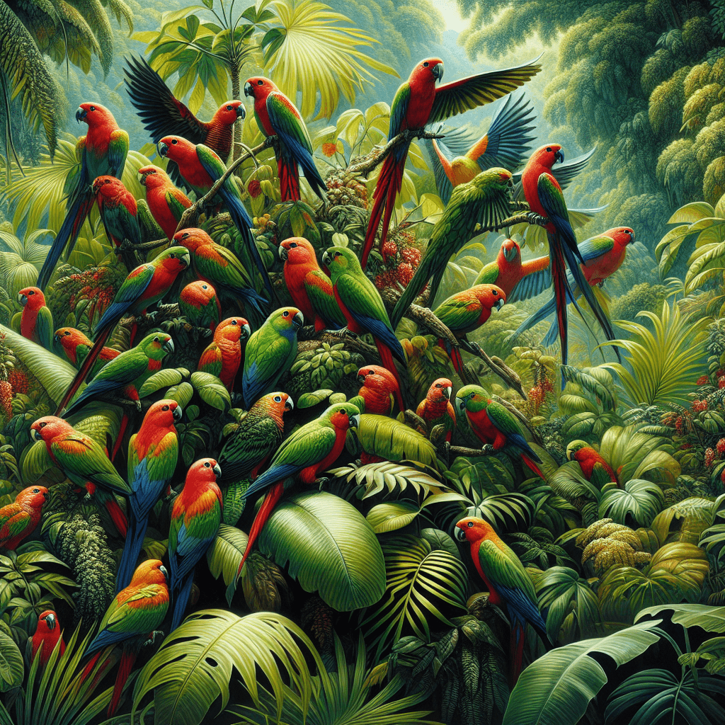 Tropical Rainforest Rhapsody Paint By Color