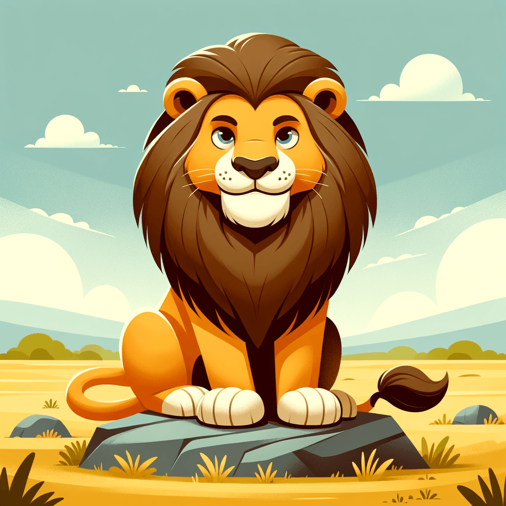 Courageous Lion Paint By Numbers