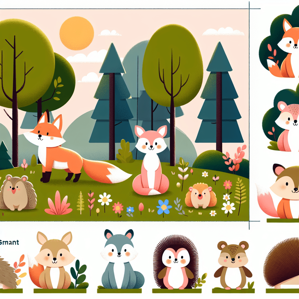 Friendly Forest Fables Numbered Painting Kits