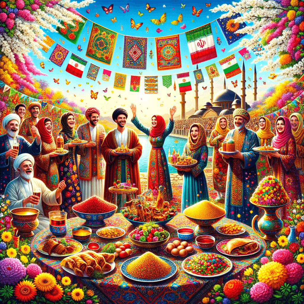 Nawruz Festival - Central Asia Number Painting