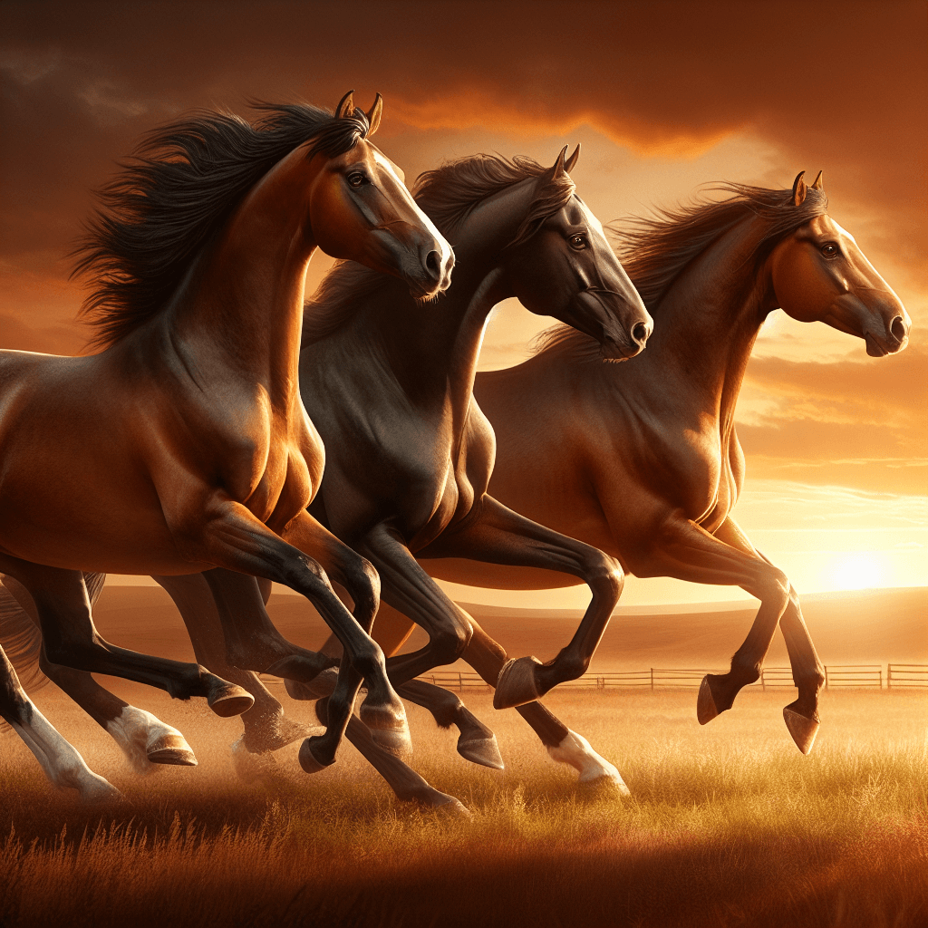 Majestic Horses Paint By Numbers