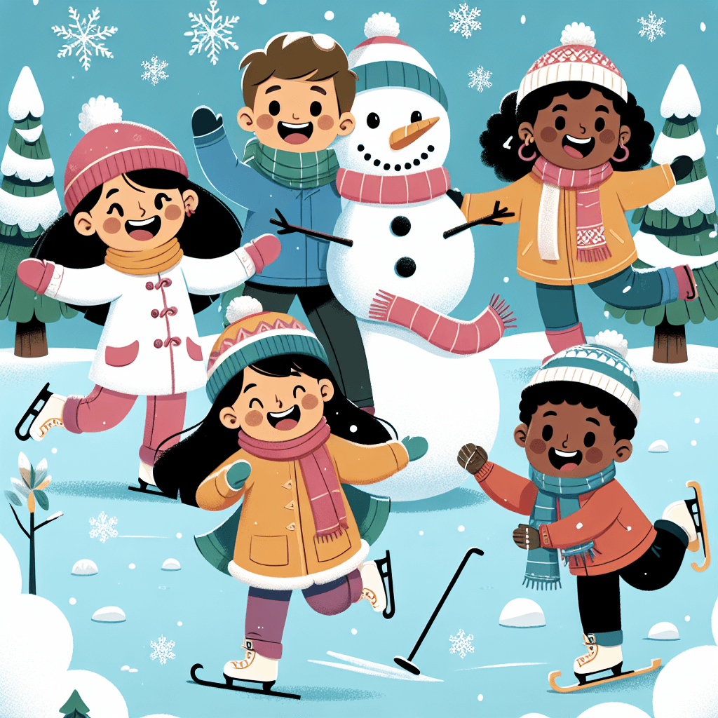 Winter Fun Land Painting By Numbers Kit