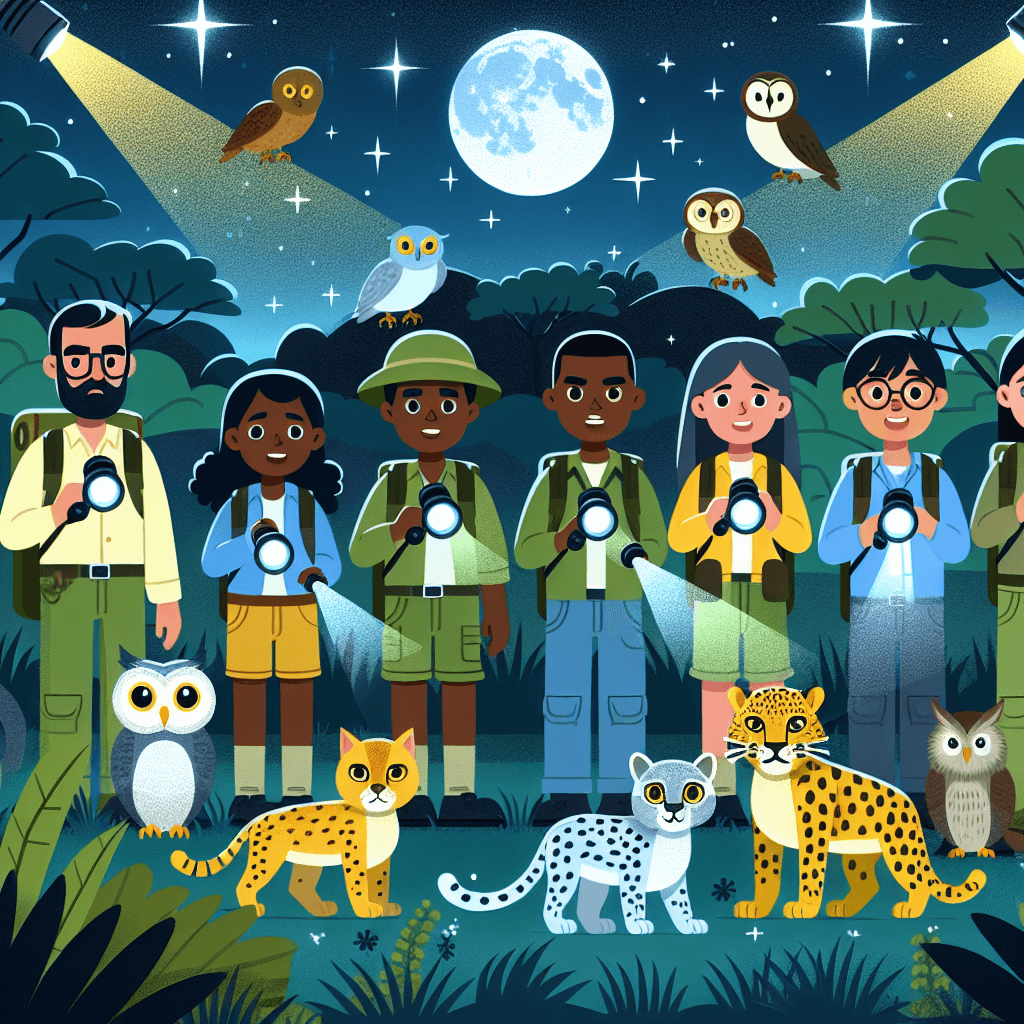 Moonlit Jungle Safari Paint By Number
