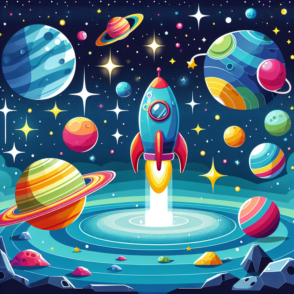 Galaxy Adventure Explorer Paint By Color