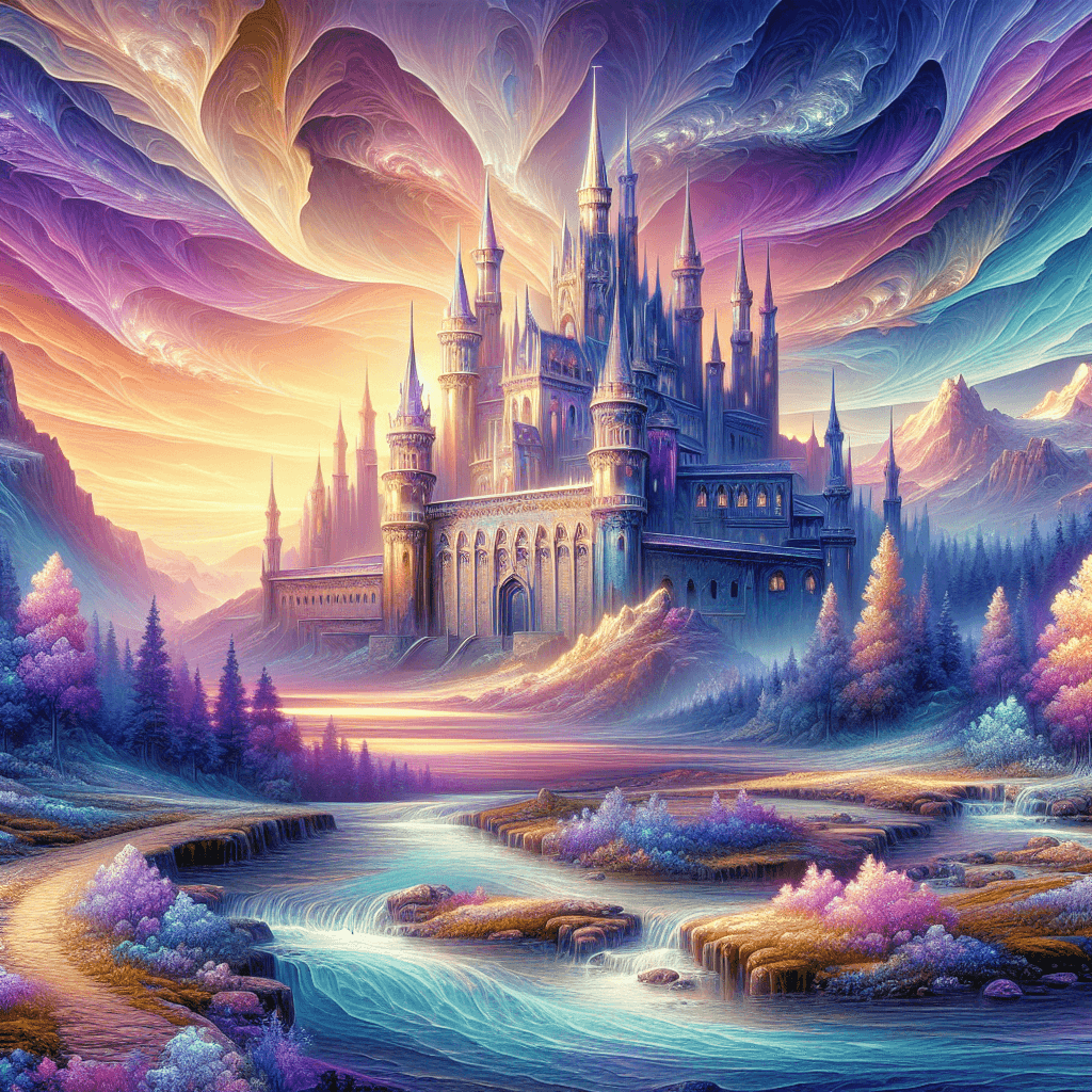 Castle Fantasy Realm Paint By Numbers Kits